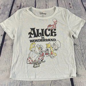 Disney Alice In Wonderland Graphic T-Shirt Off White